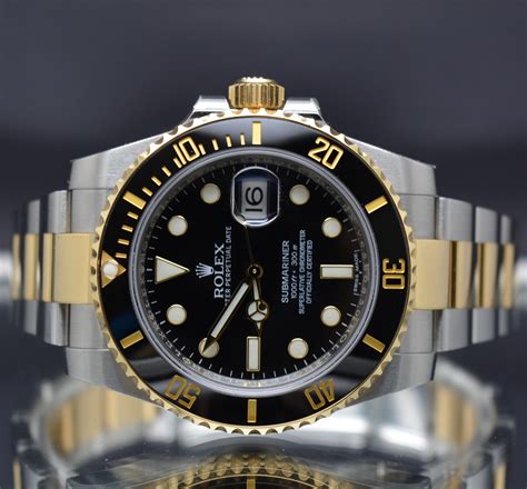 rolex two tone submariner|rolex submariner value chart.